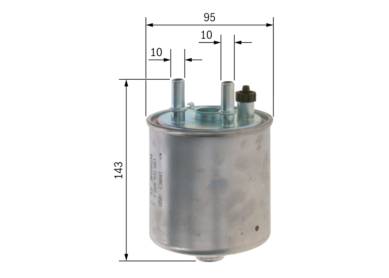 Fuel filter - F 026 402 081 BOSCH