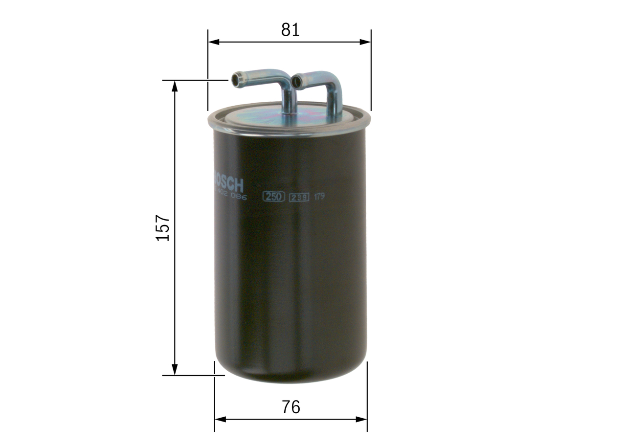 Fuel filter - F 026 402 086 BOSCH