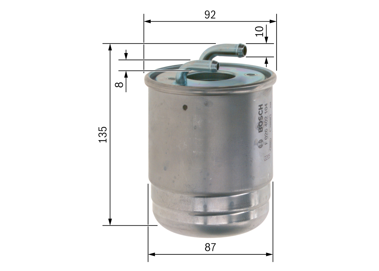 Fuel filter - F 026 402 104 BOSCH