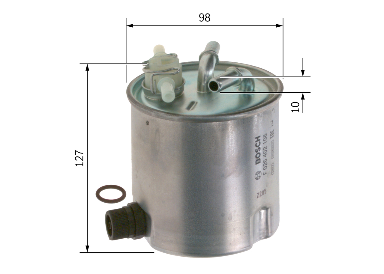 Fuel filter - F 026 402 108 BOSCH