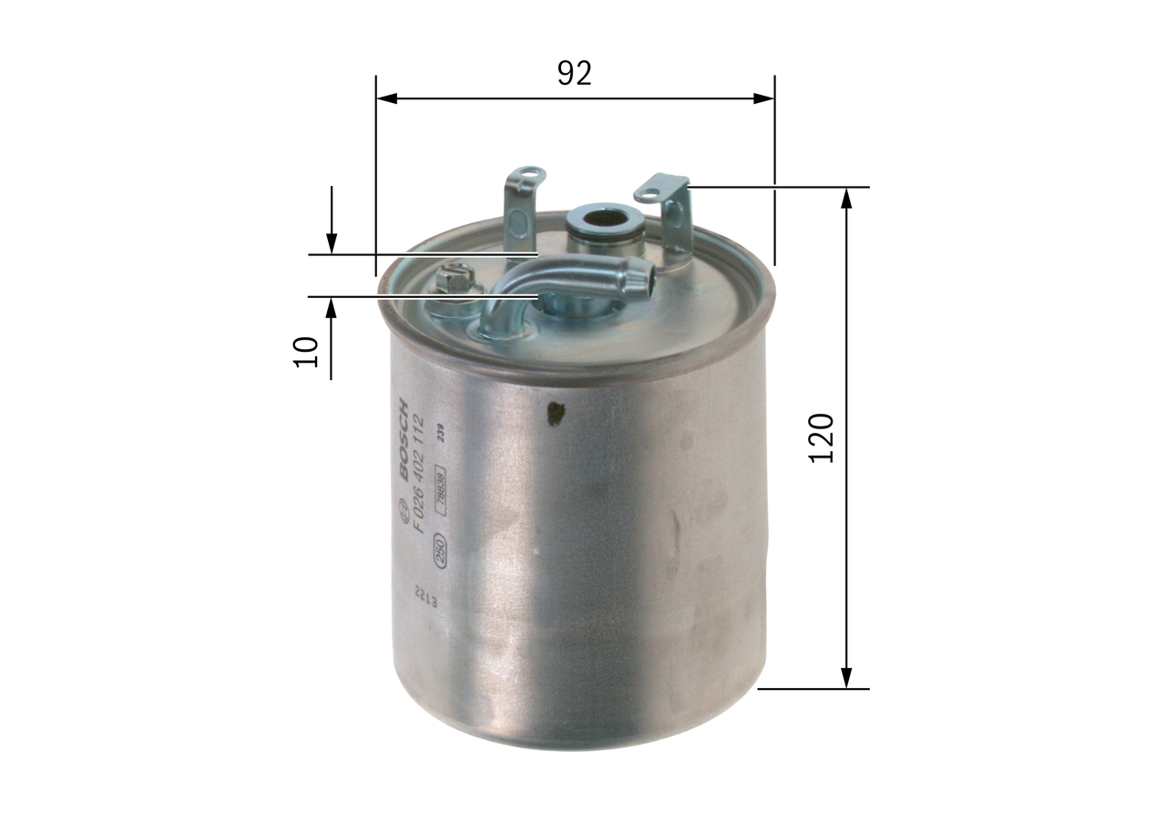 Fuel filter - F 026 402 112 BOSCH