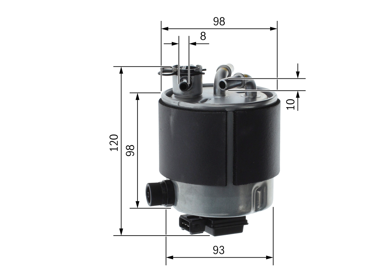 Fuel filter - F 026 402 126 BOSCH