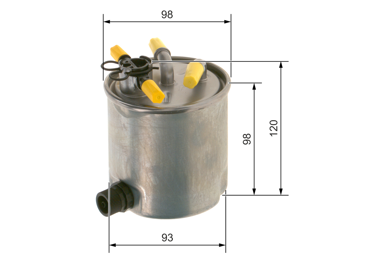 Fuel filter - F 026 402 182 BOSCH