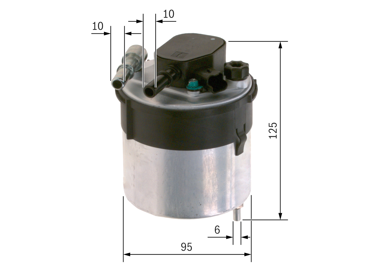 Fuel filter - F 026 402 204 BOSCH