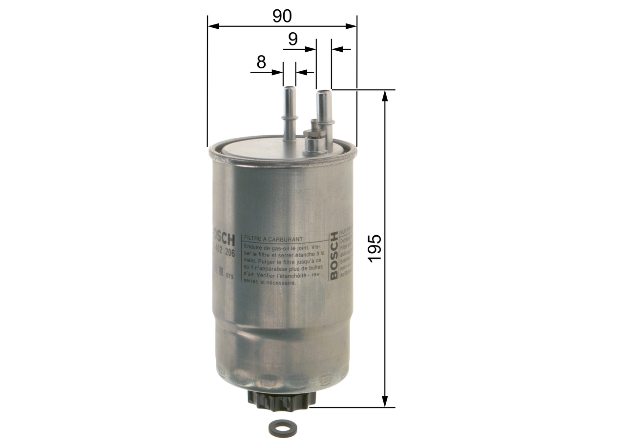 Kraftstofffilter - F 026 402 206 BOSCH