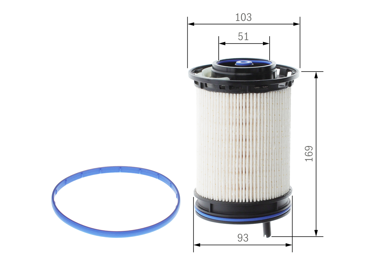 Fuel filter - F 026 402 207 BOSCH