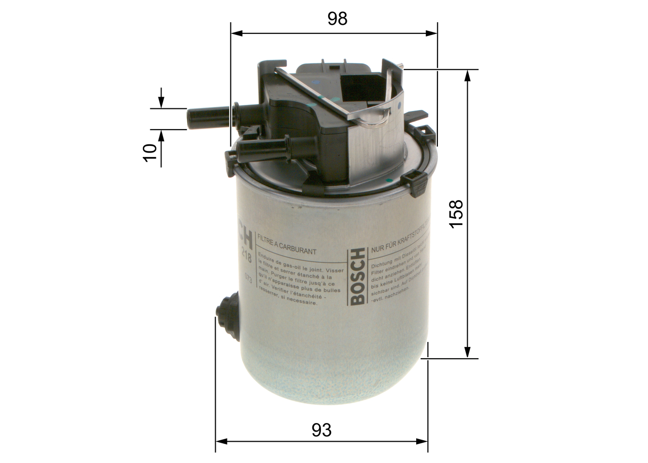 Fuel filter - F 026 402 218 BOSCH