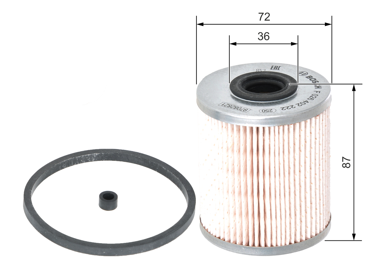 Fuel filter - F 026 402 222 BOSCH