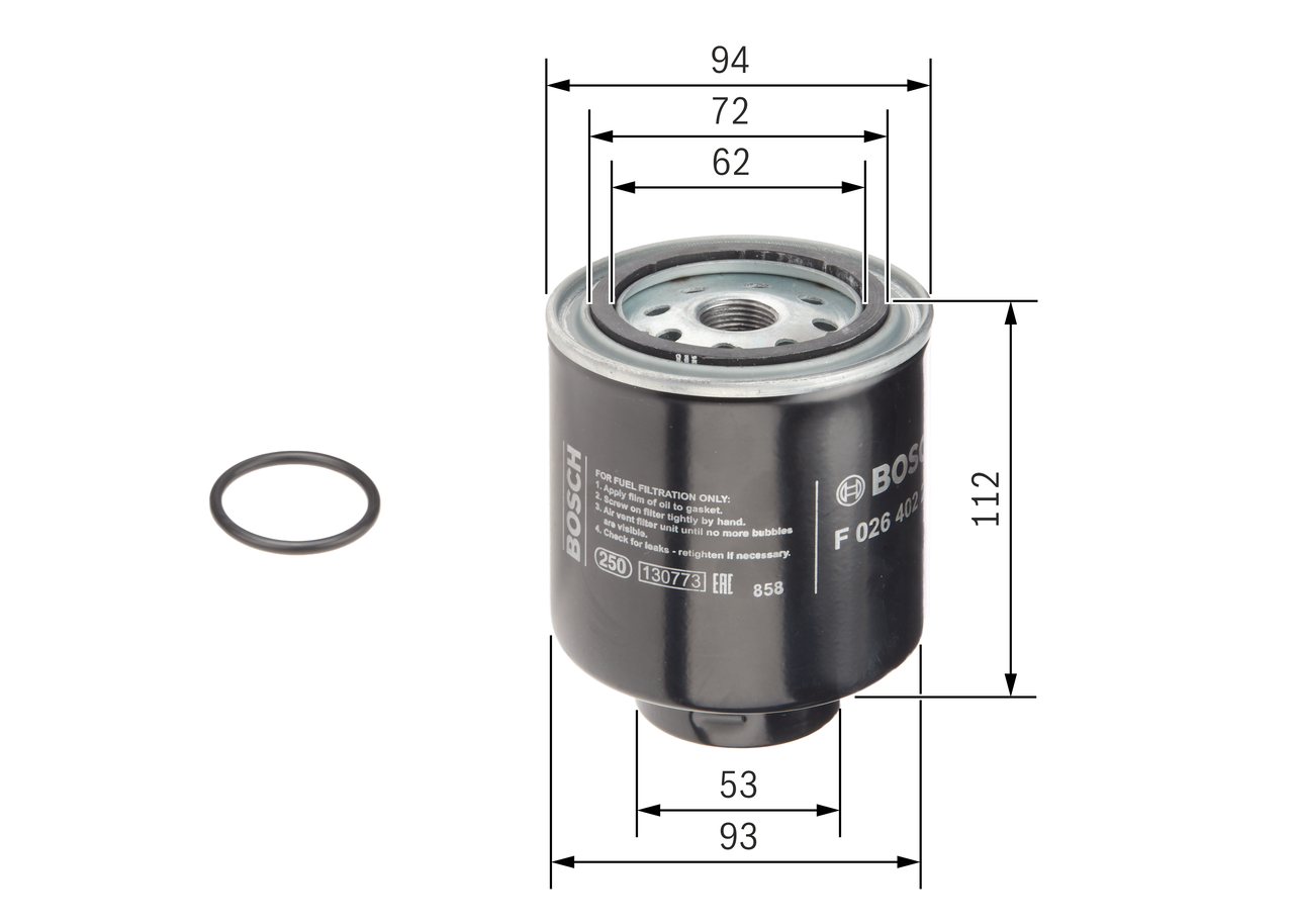 Fuel filter - F 026 402 223 BOSCH