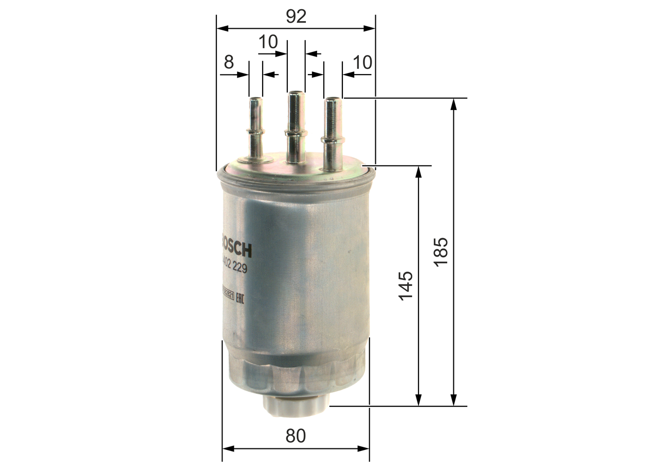 Fuel filter - F 026 402 229 BOSCH