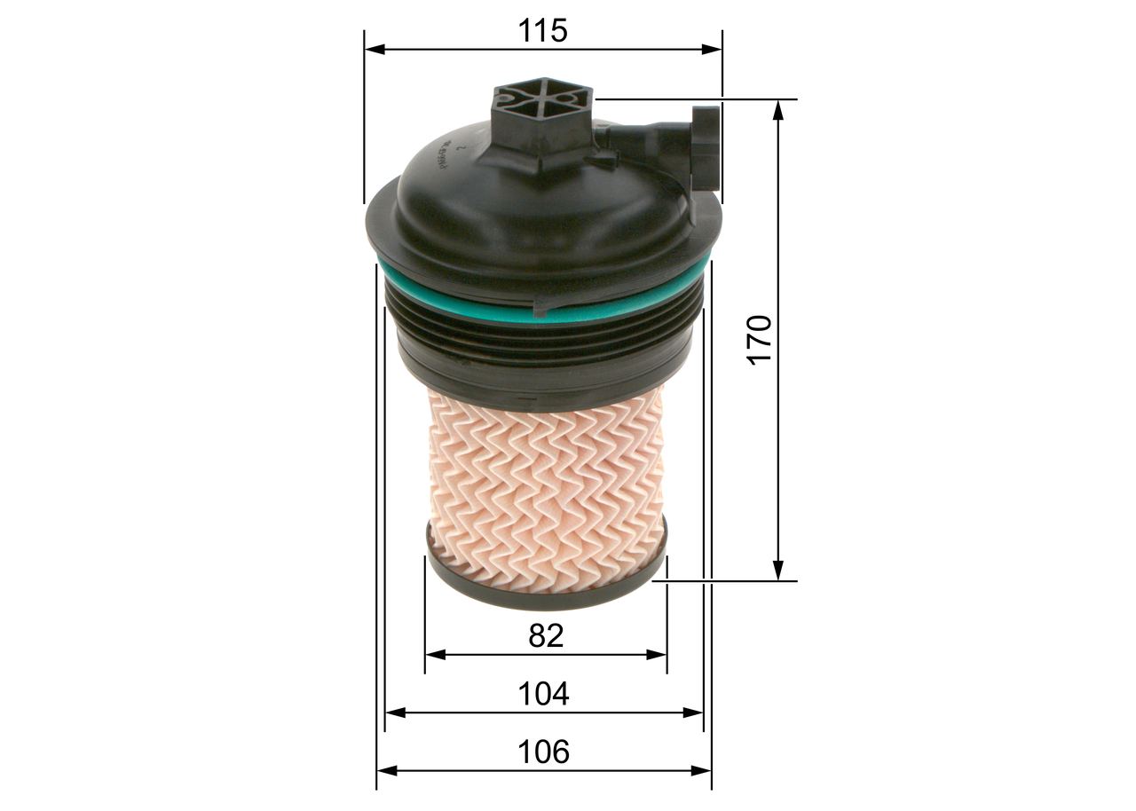 Fuel filter - F 026 402 247 BOSCH