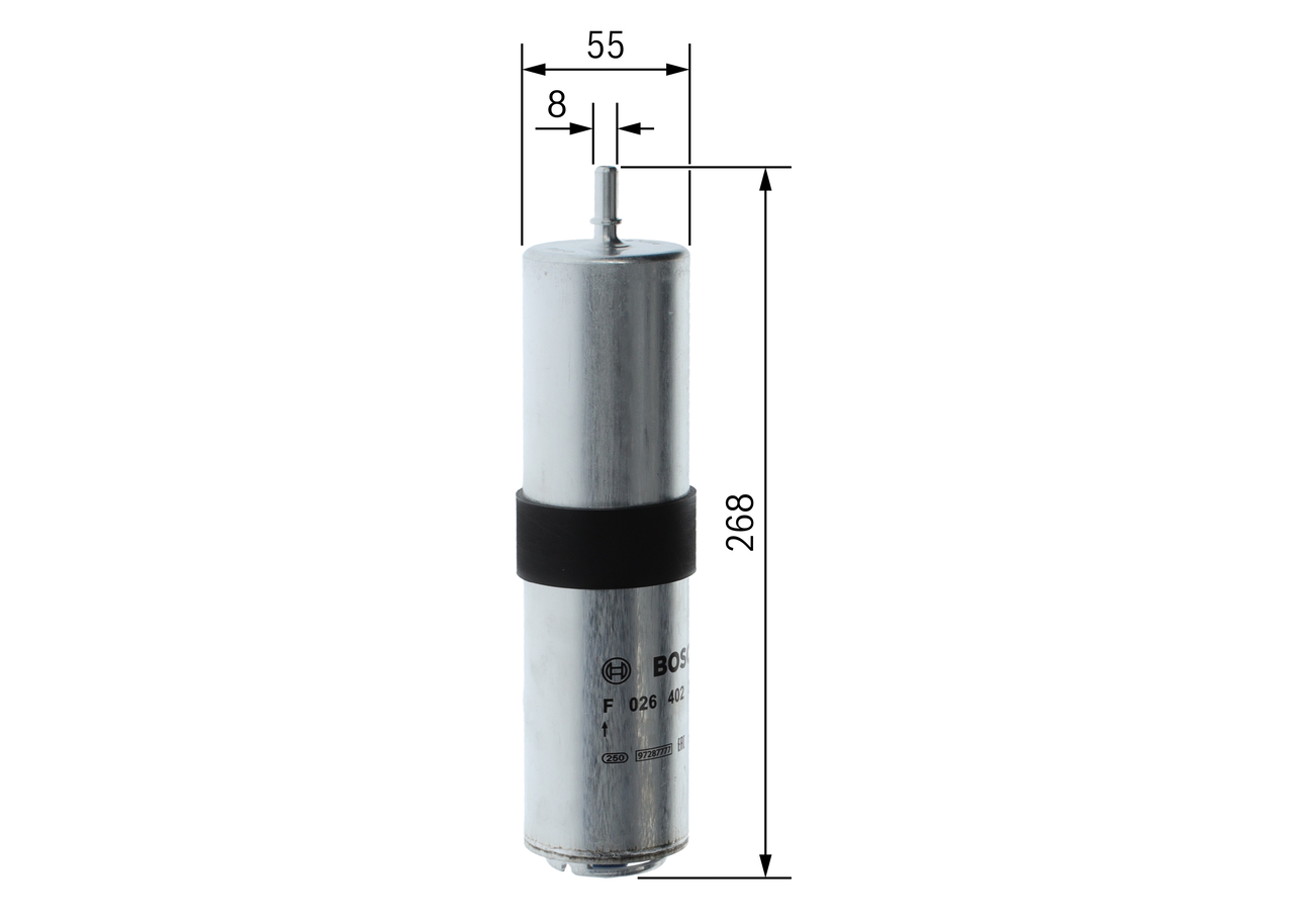 Fuel filter - F 026 402 257 BOSCH