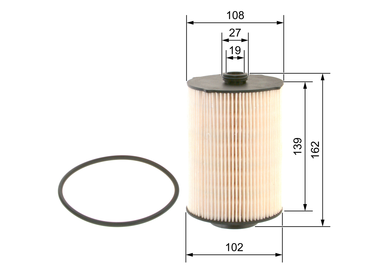 kuro filtras - F 026 402 268 BOSCH