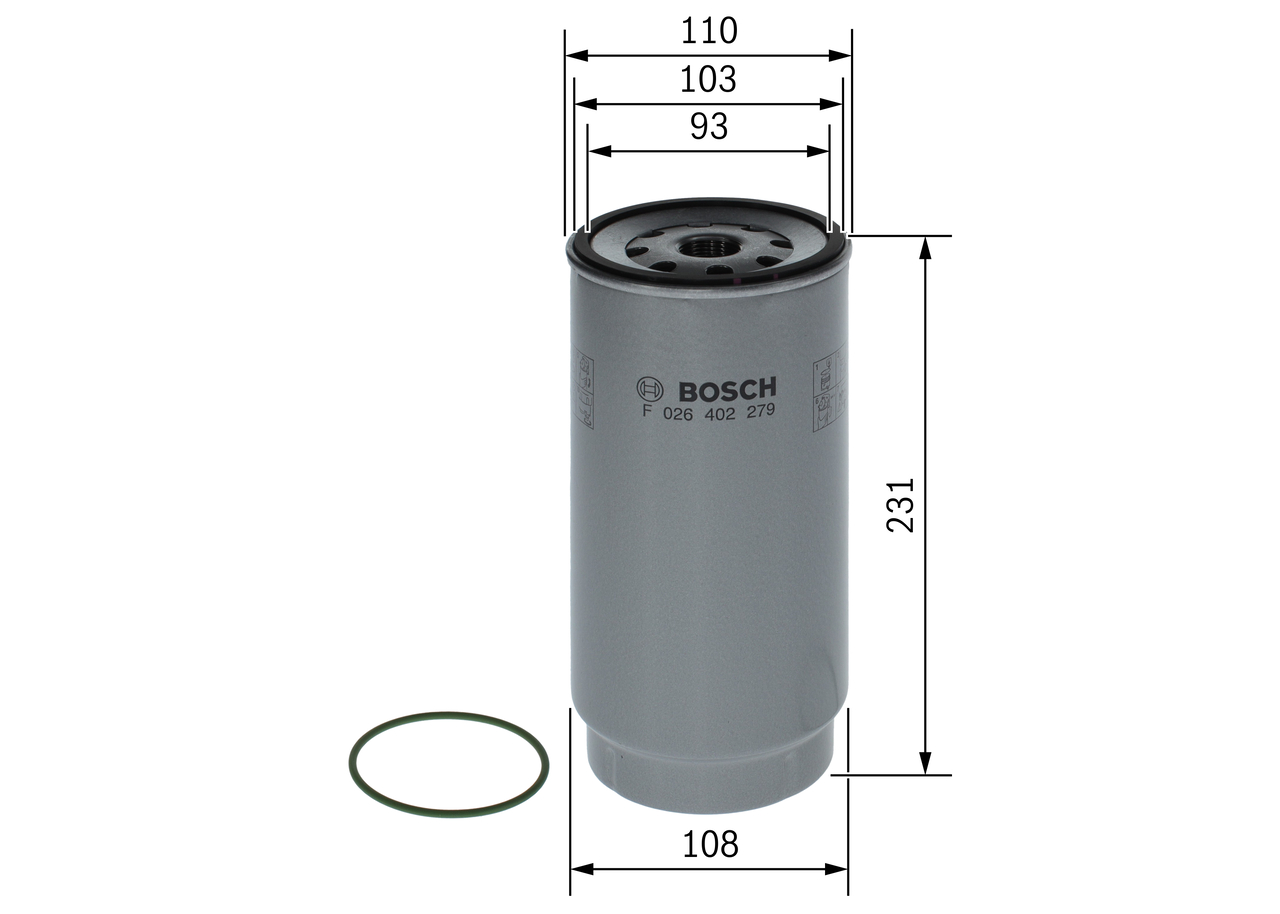 Fuel filter - F 026 402 279 BOSCH