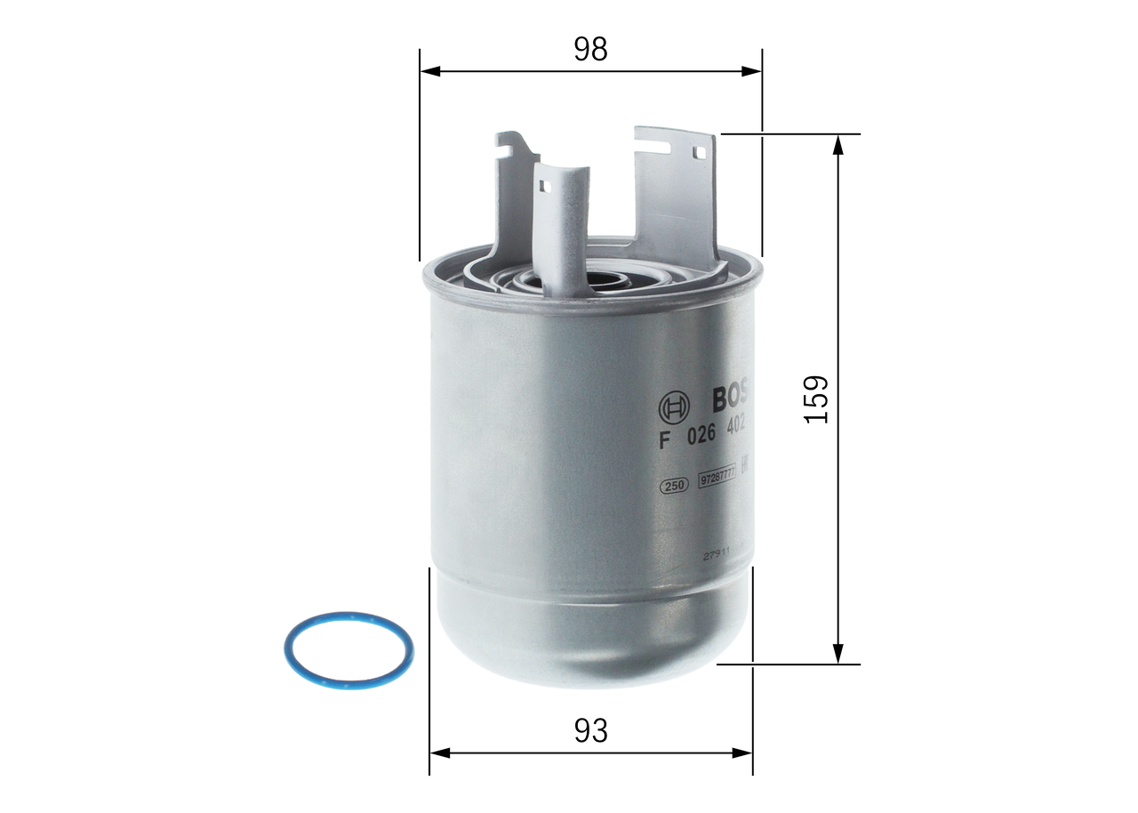 Fuel filter - F 026 402 289 BOSCH