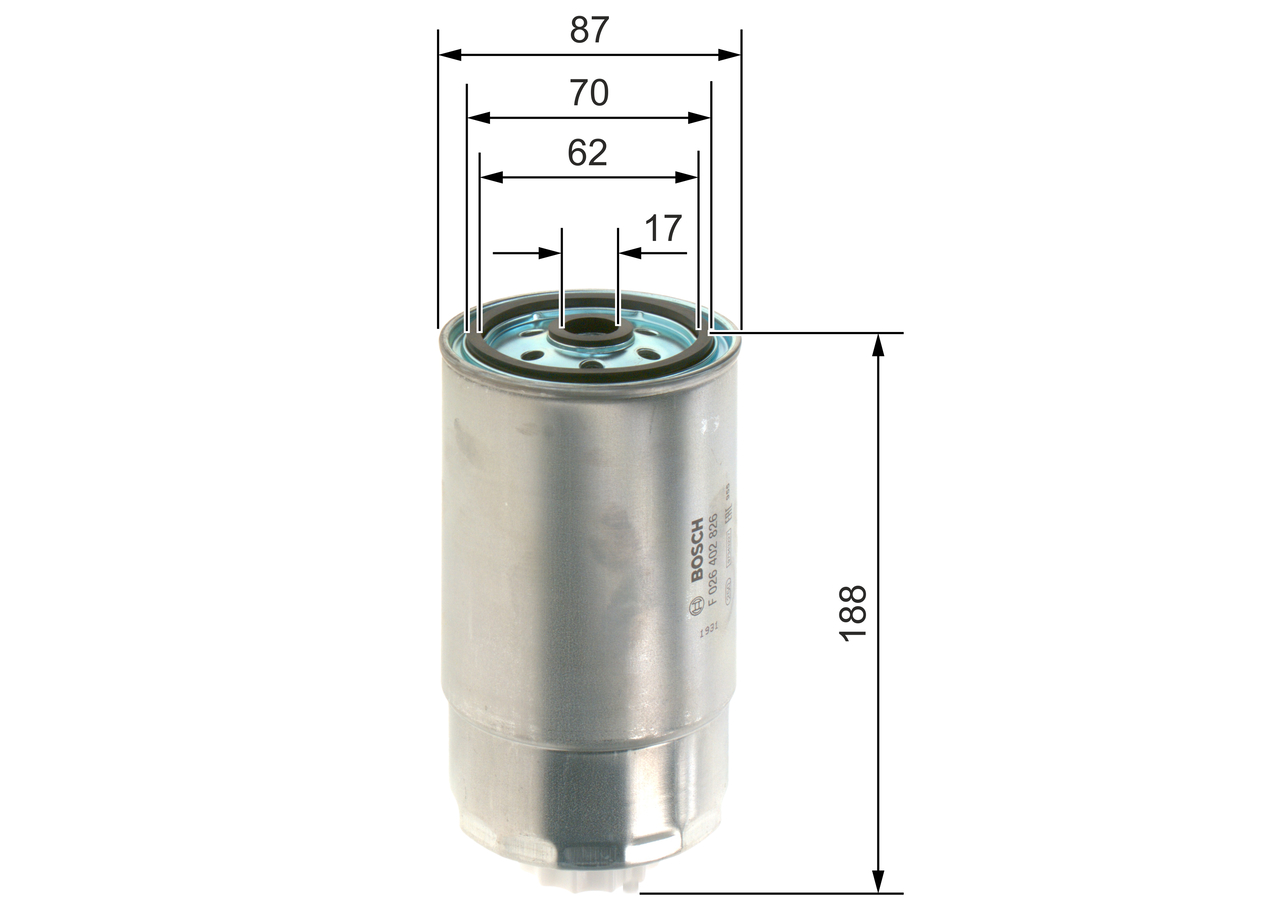 Fuel filter - F 026 402 826 BOSCH