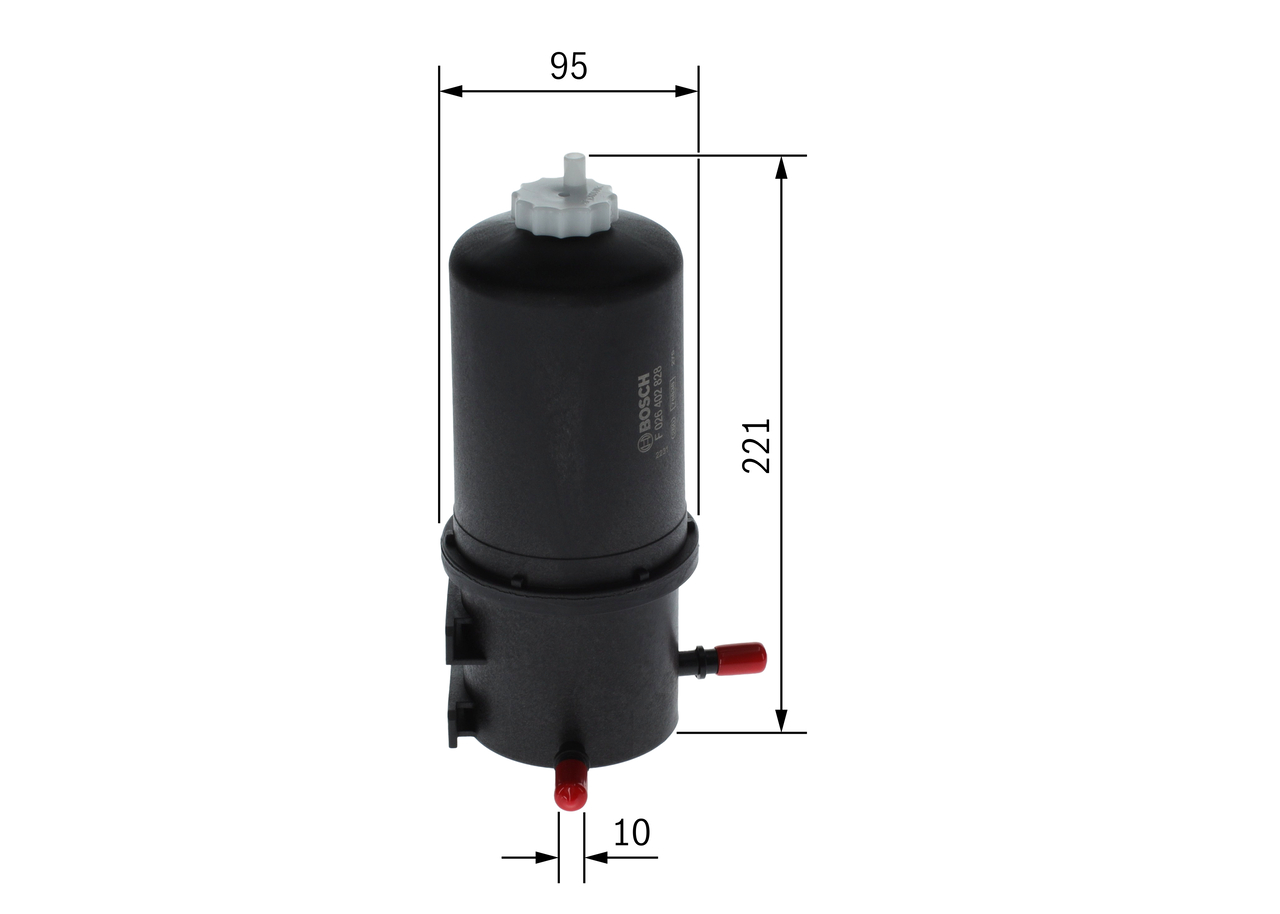 Fuel filter - F 026 402 828 BOSCH