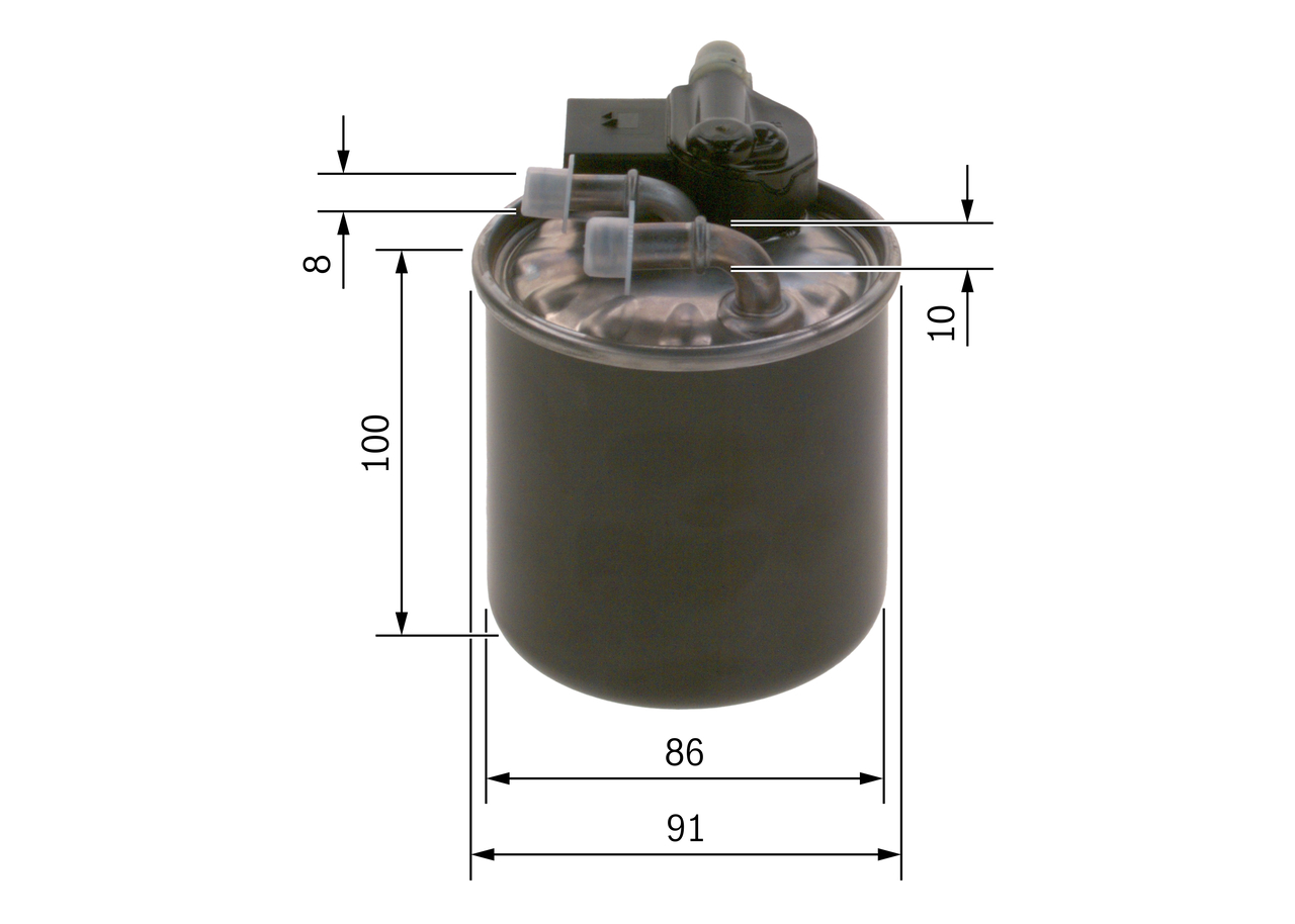 Fuel filter - F 026 402 836 BOSCH