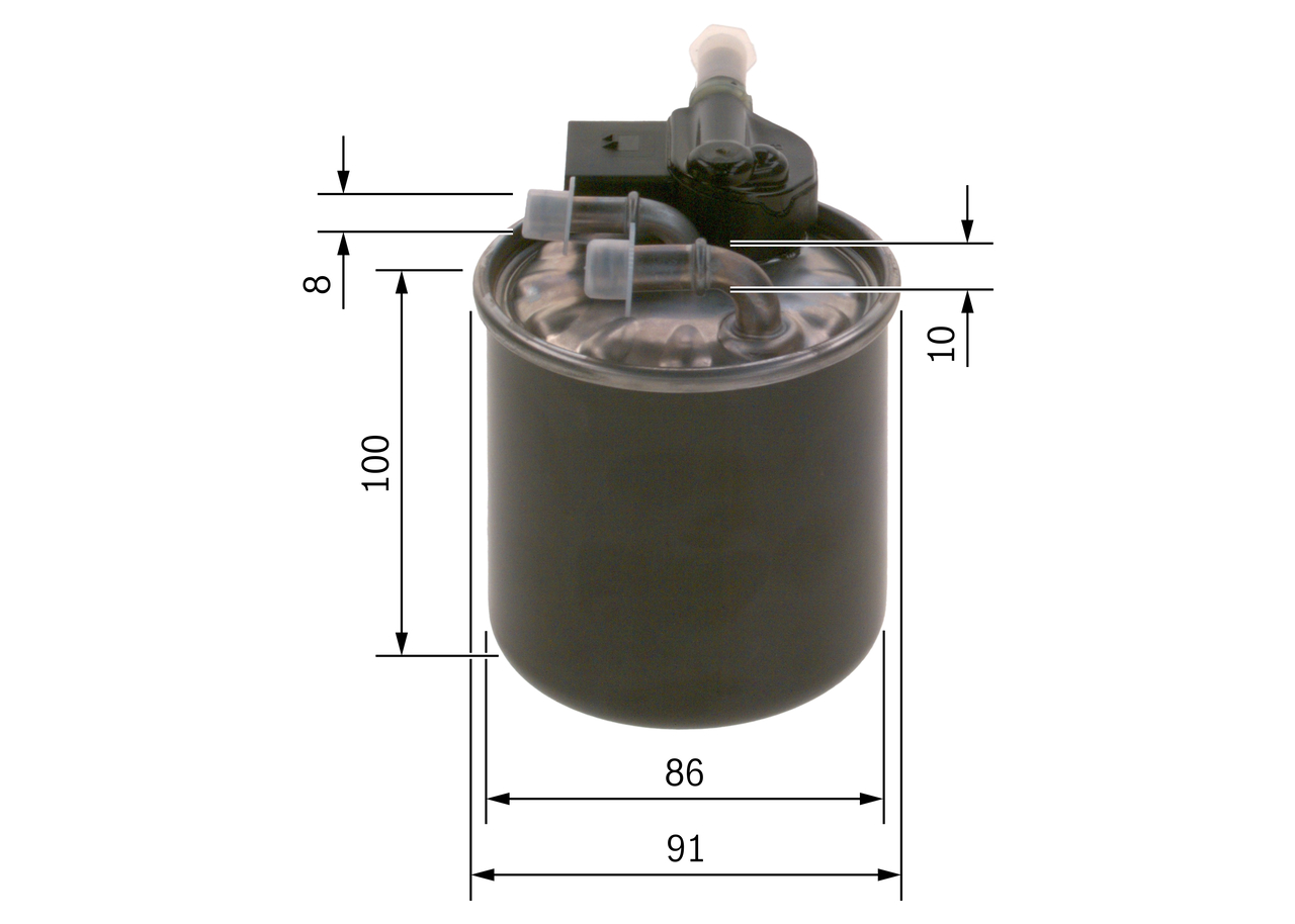 Fuel filter - F 026 402 837 BOSCH