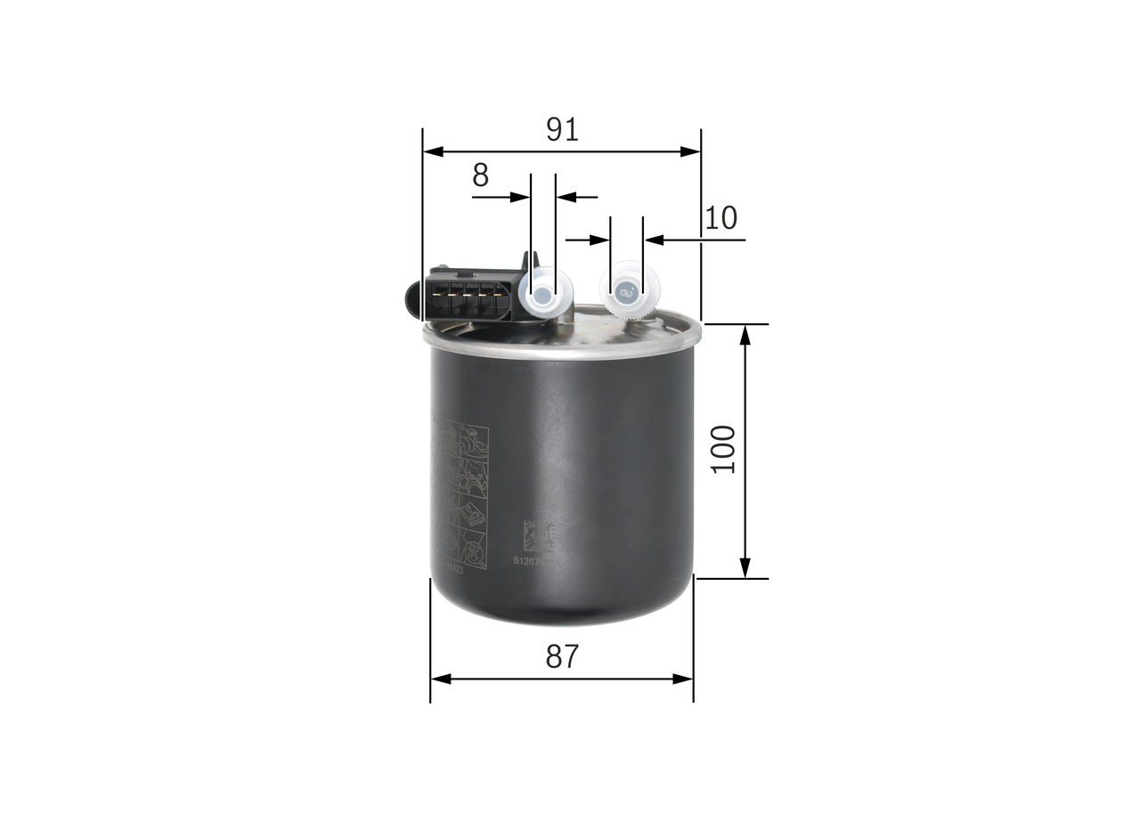 Fuel filter - F 026 402 838 BOSCH
