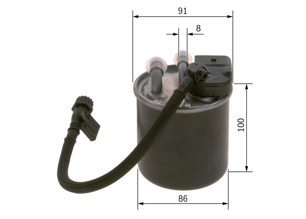 Fuel filter - F 026 402 841 BOSCH
