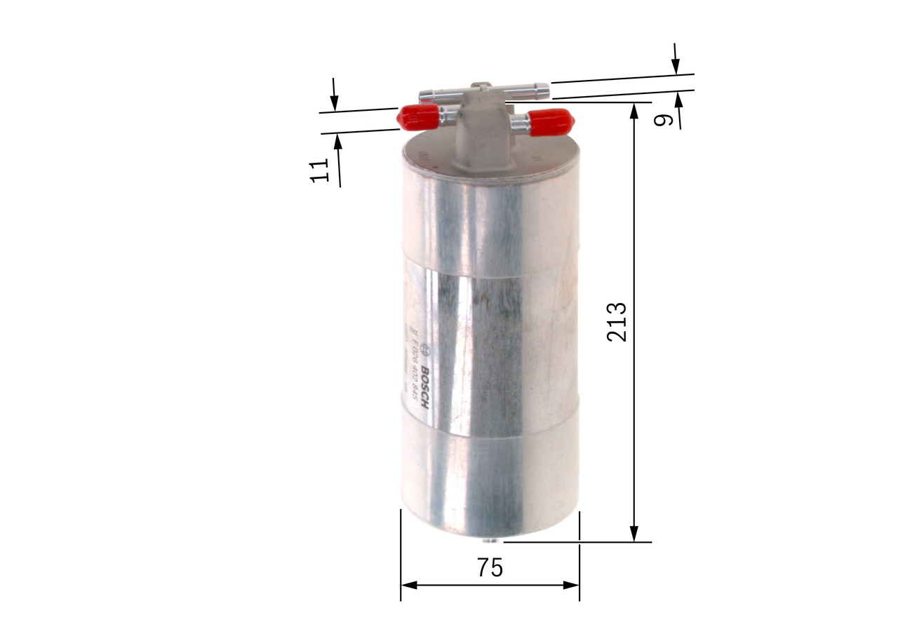 Fuel filter - F 026 402 845 BOSCH