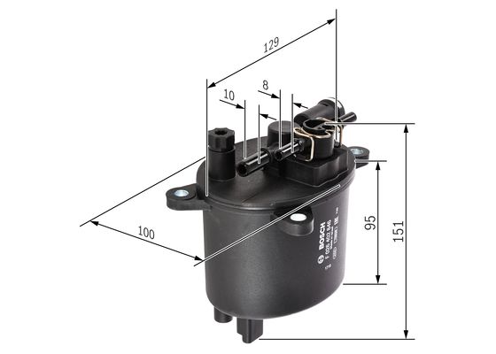 Fuel filter - F 026 402 846 BOSCH