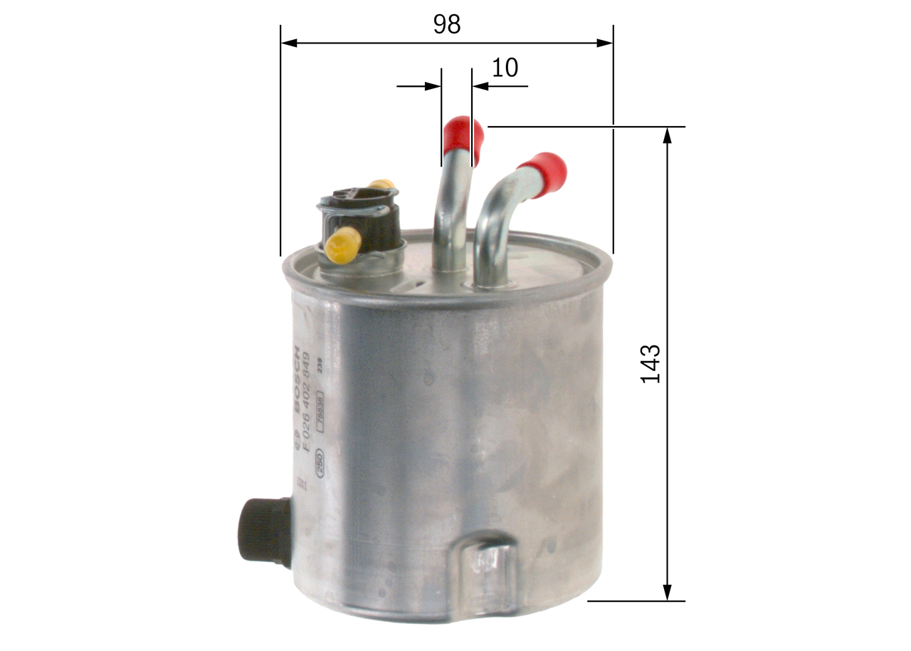 Fuel filter - F 026 402 849 BOSCH