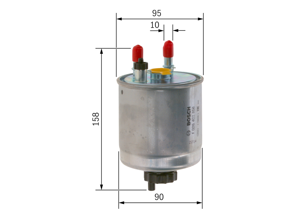 Fuel filter - F 026 402 856 BOSCH