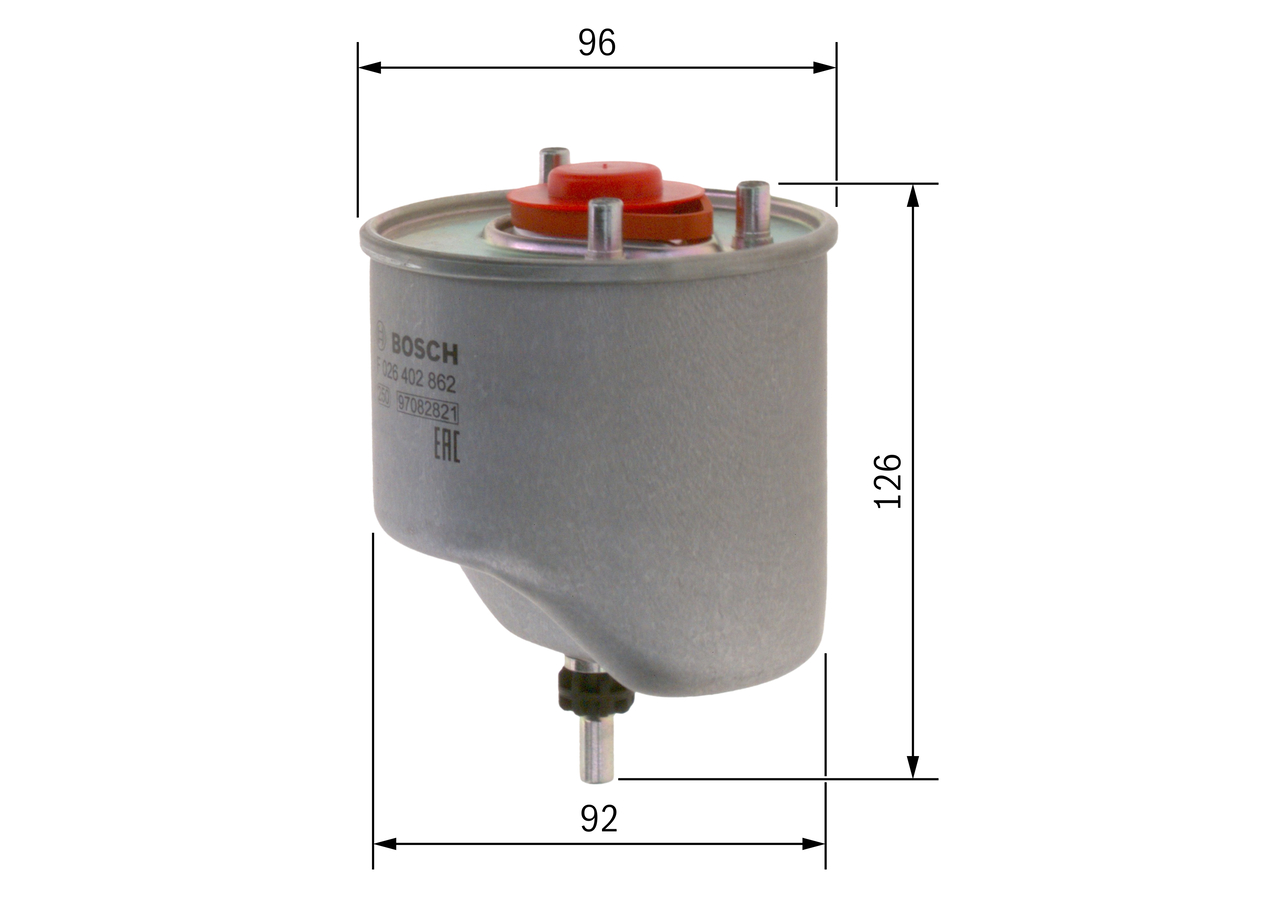 kuro filtras - F 026 402 862 BOSCH