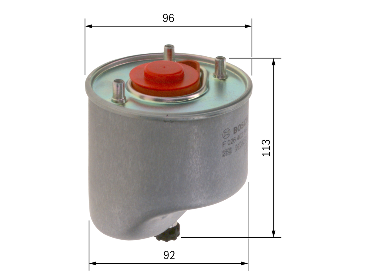 Fuel filter - F 026 402 864 BOSCH