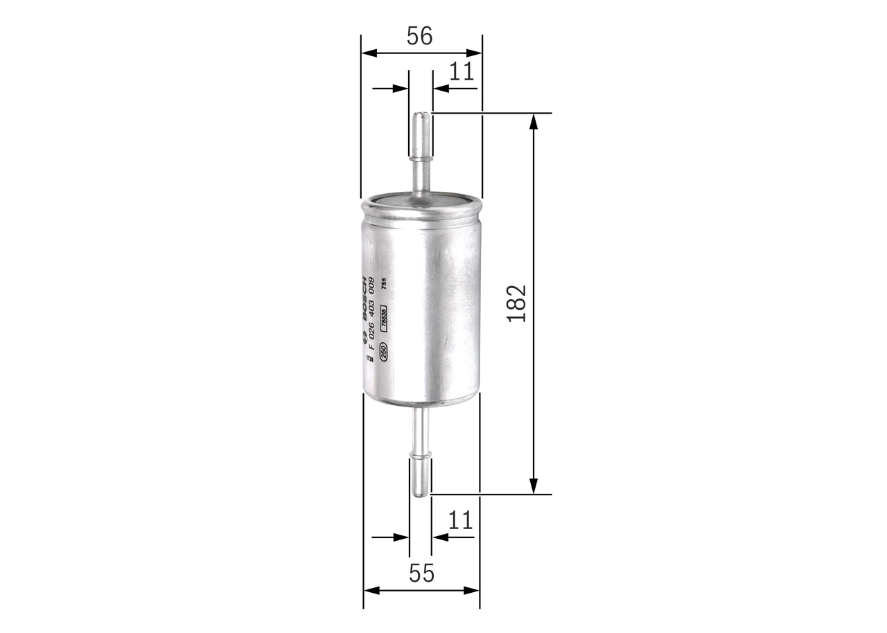 Топливный фильтр - F 026 403 009 BOSCH