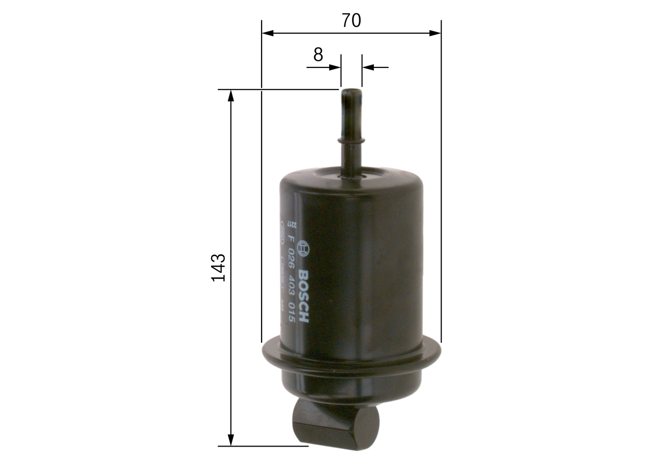 Fuel filter - F 026 403 015 BOSCH