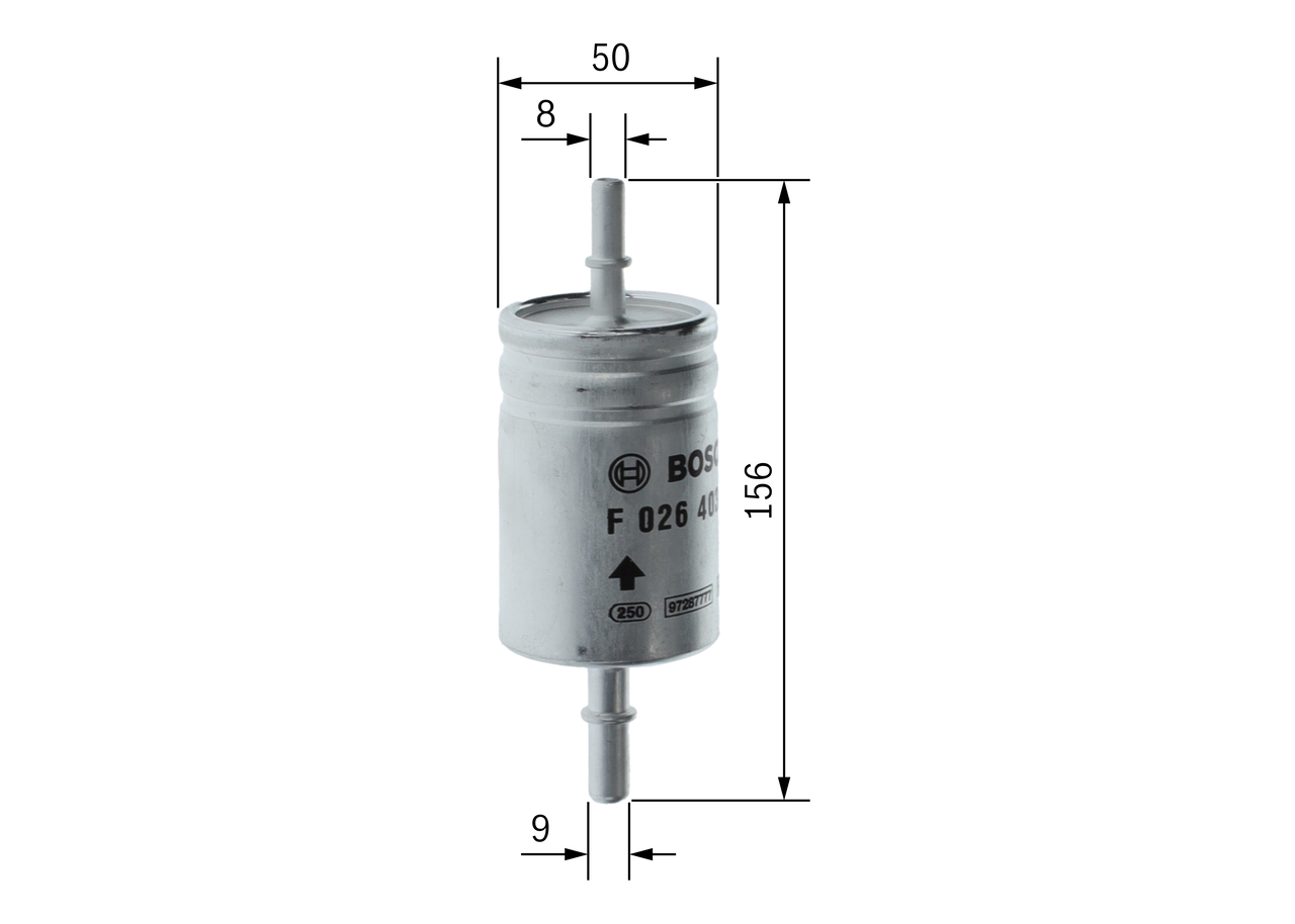 Fuel filter - F 026 403 037 BOSCH