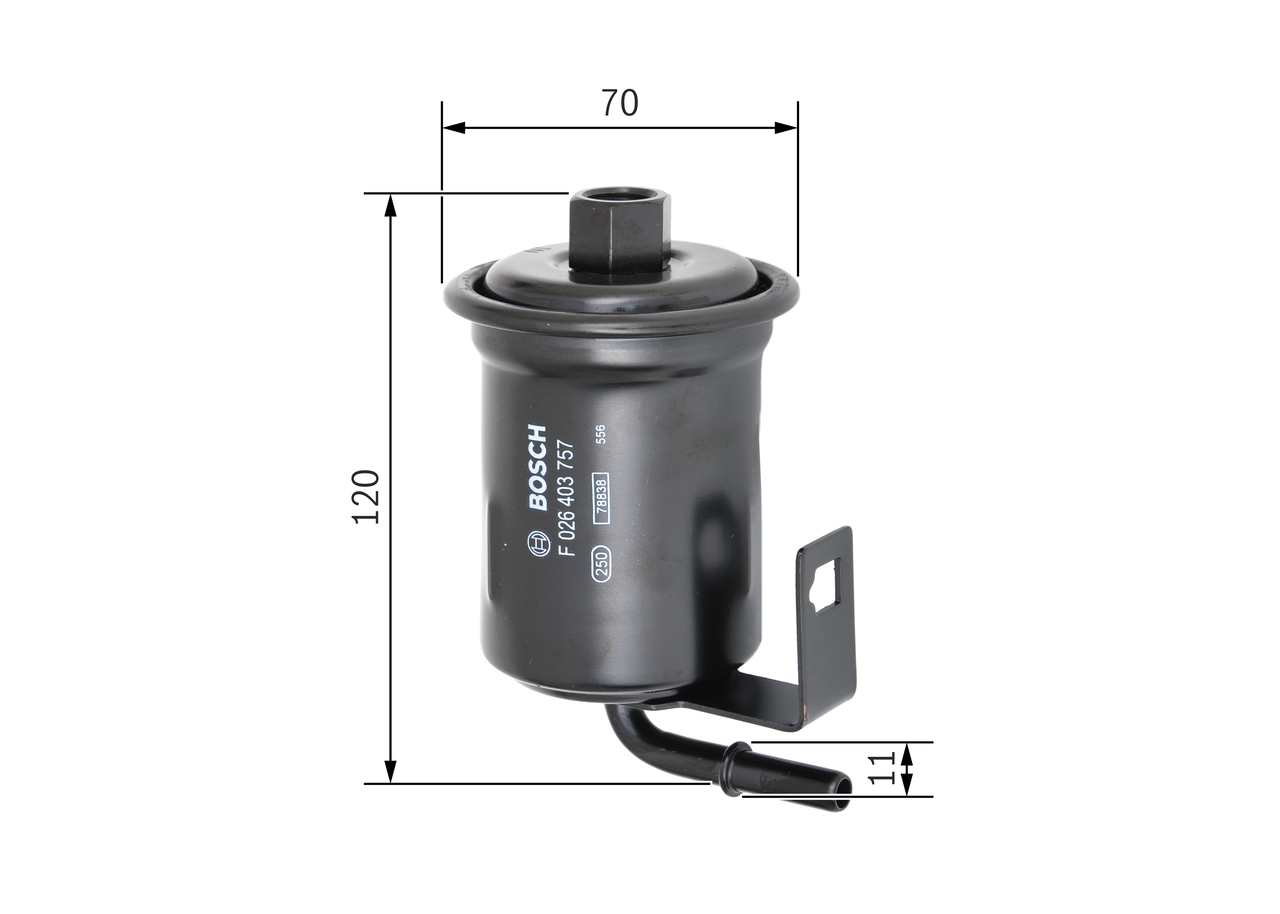 Fuel filter - F 026 403 757 BOSCH