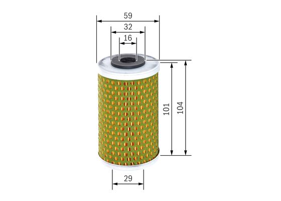 Hydraulic Filter, automatic transmission - F 026 404 000 BOSCH