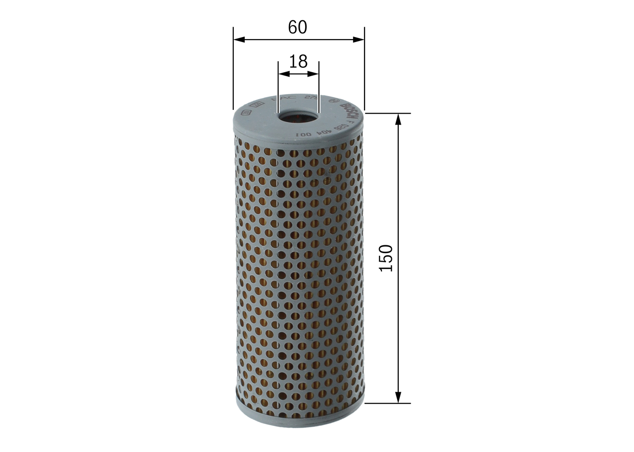 Hydraulic Filter, steering system - F 026 404 001 BOSCH