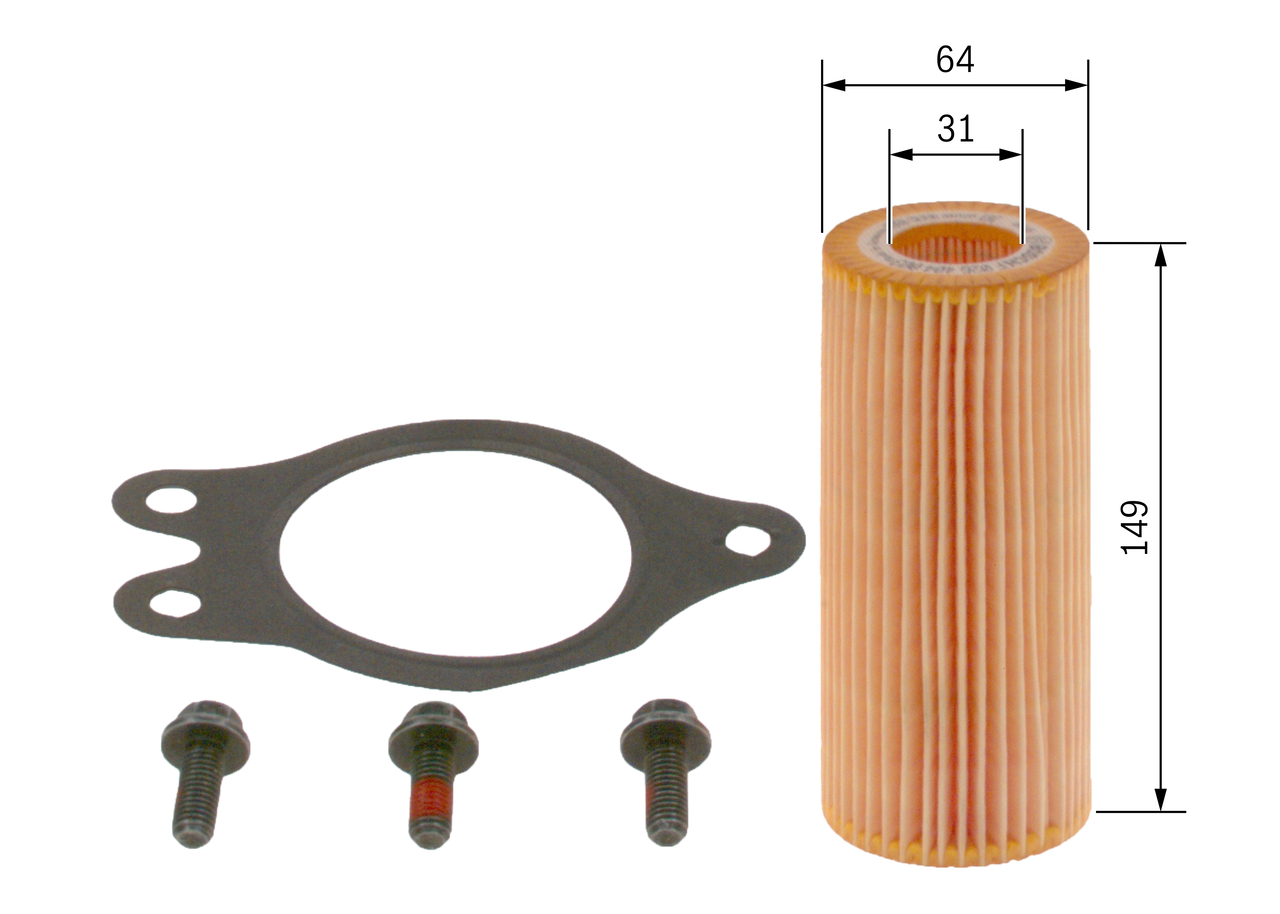 Filtro idraulico, Cambio automatico - F 026 404 003 BOSCH