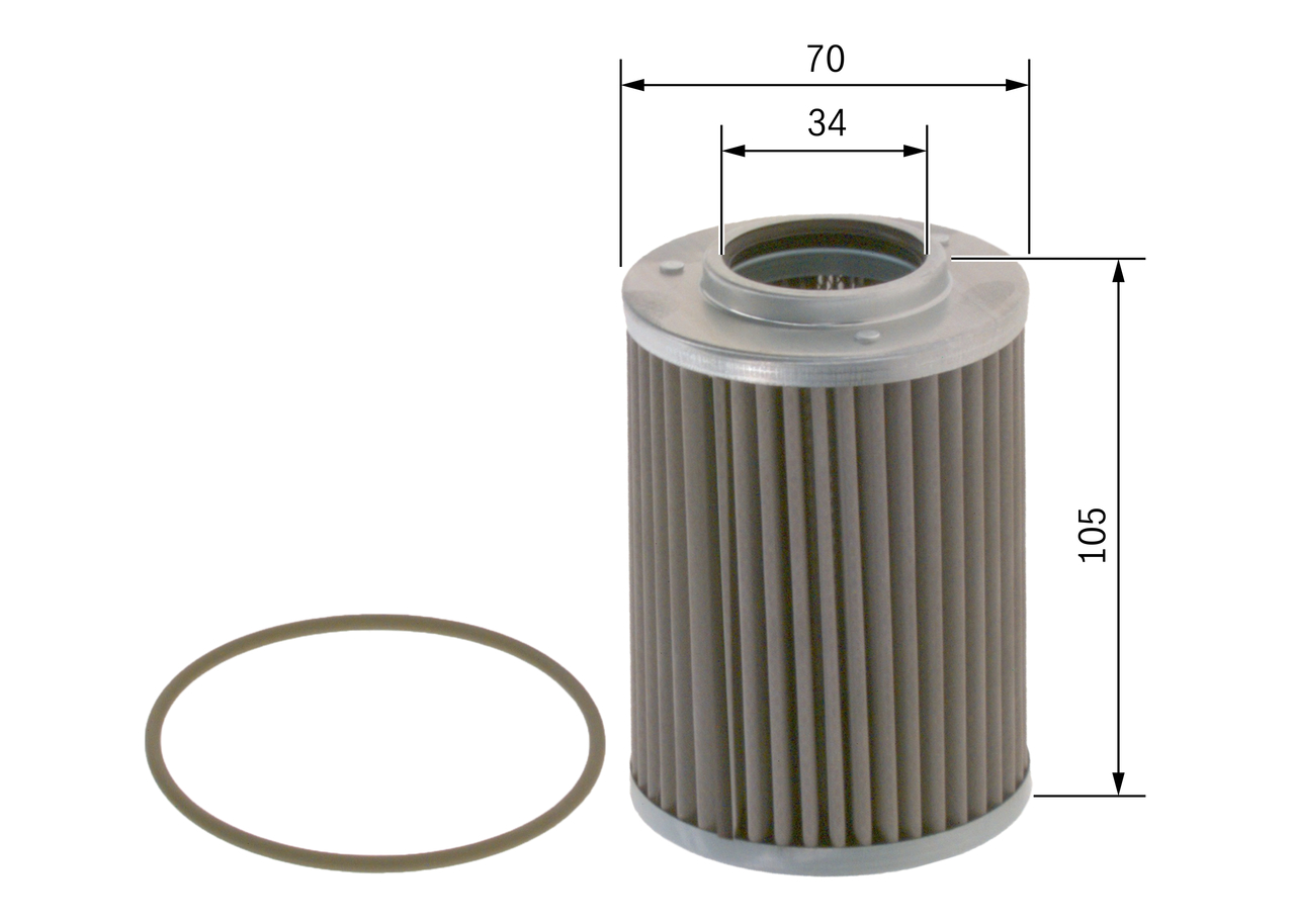 Filtro idraulico, Cambio automatico - F 026 404 006 BOSCH