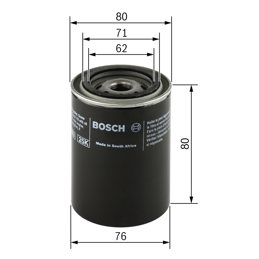 Масляный фильтр - F 026 407 005 BOSCH
