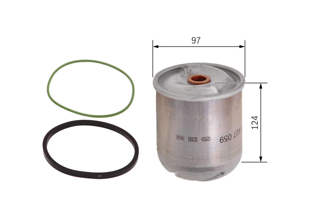 Oil Filter - F 026 407 059 BOSCH