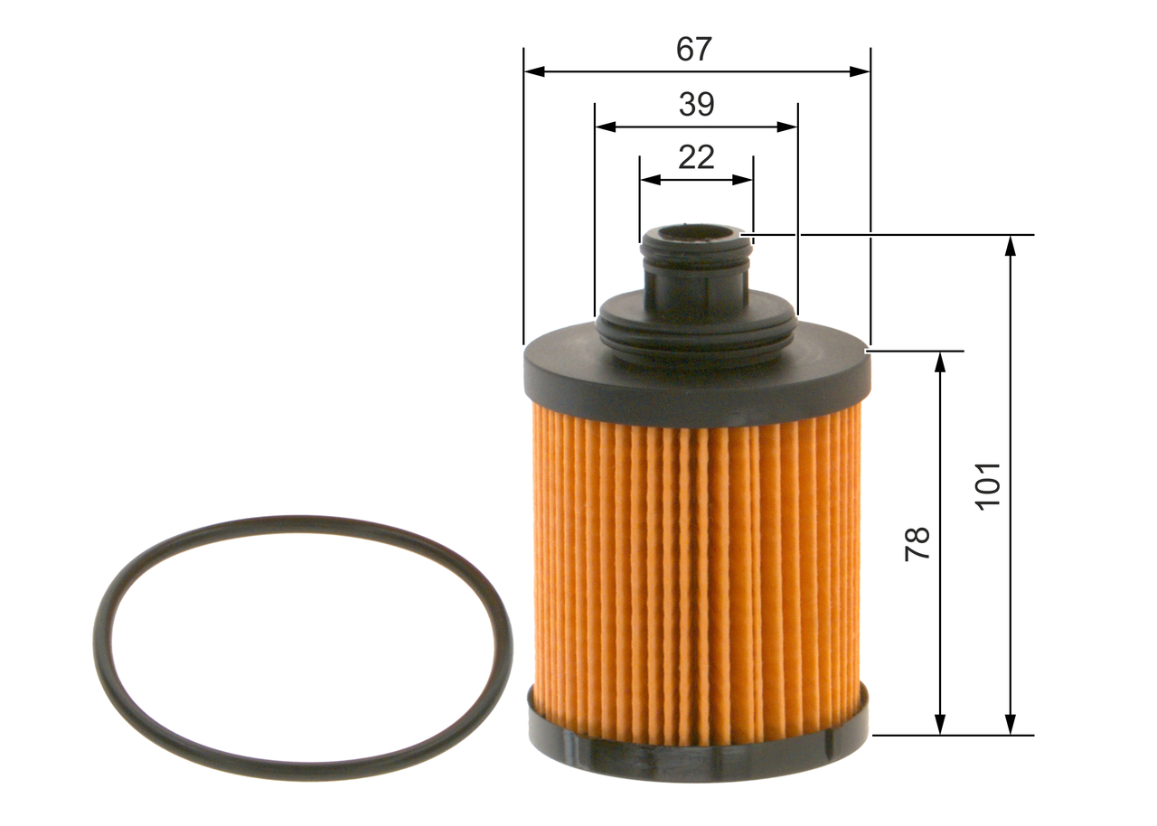 Oil Filter - F 026 407 067 BOSCH