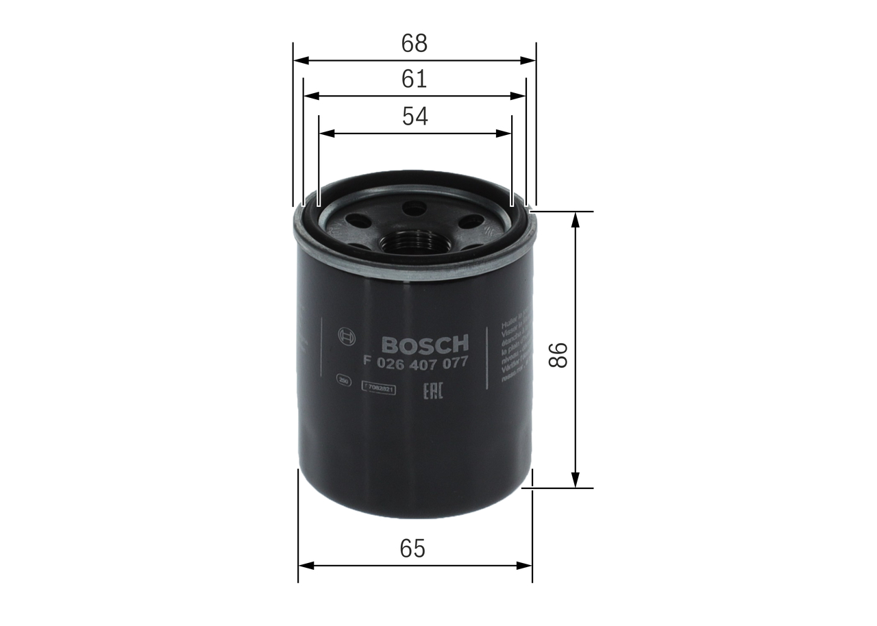 Масляный фильтр - F 026 407 077 BOSCH