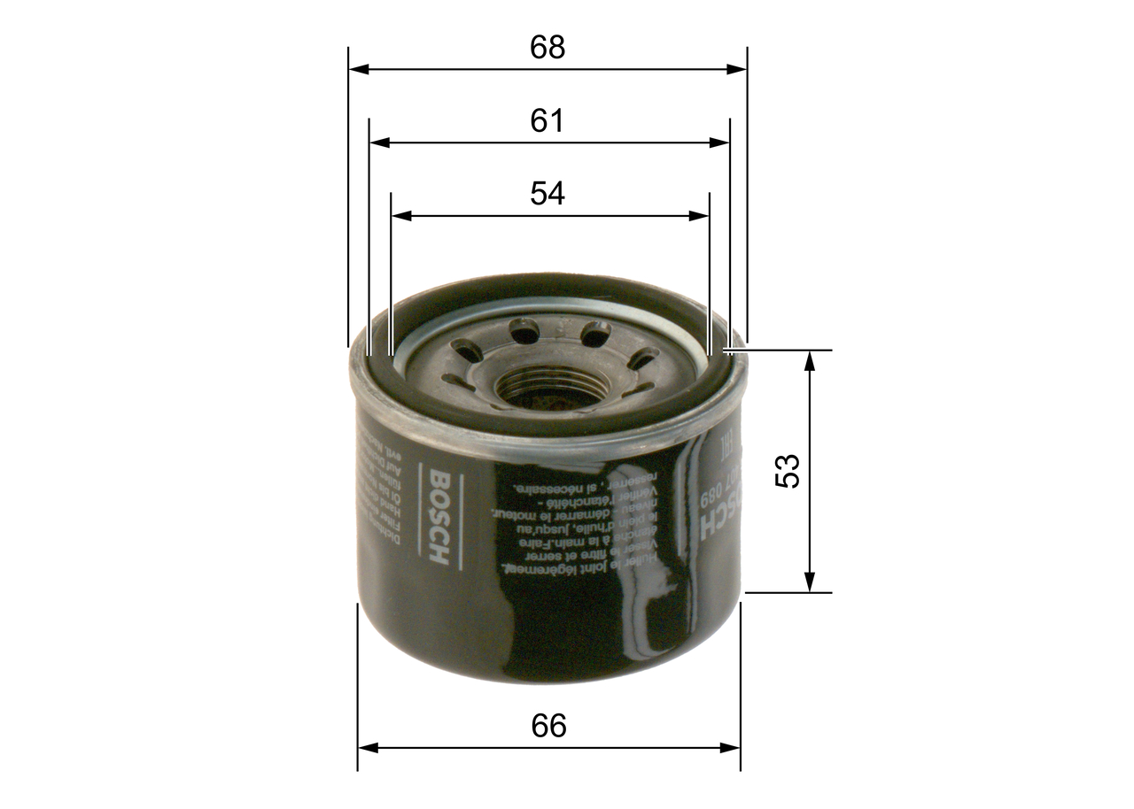 Oil Filter - F 026 407 089 BOSCH