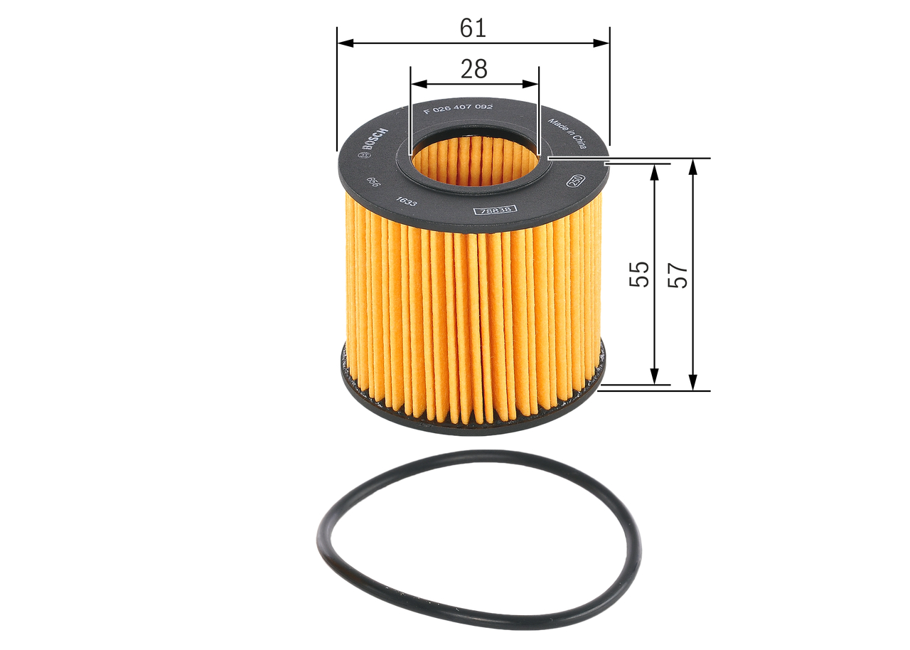 Oil Filter - F 026 407 092 BOSCH