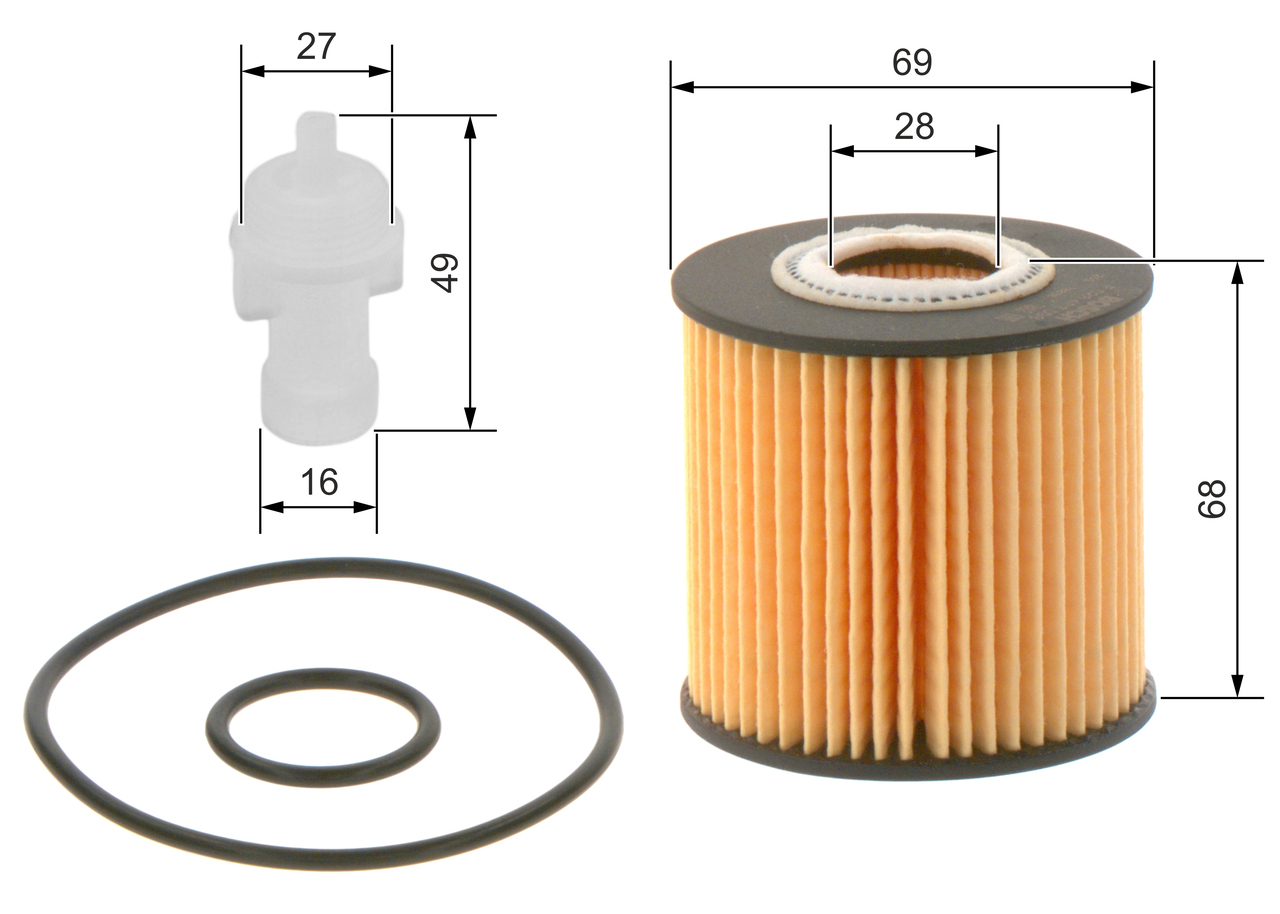 Oil Filter - F 026 407 098 BOSCH
