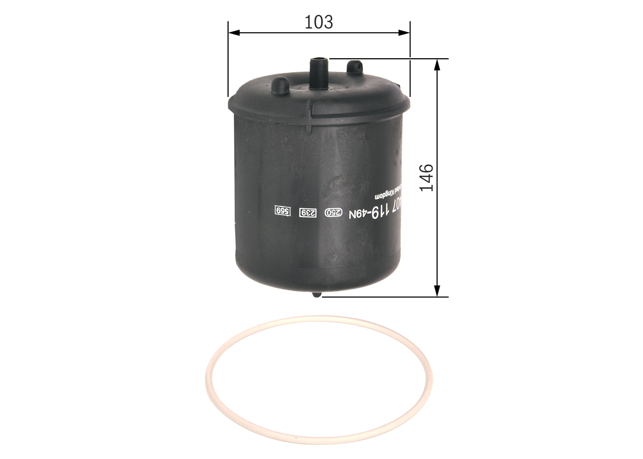 Oil Filter - F 026 407 119 BOSCH