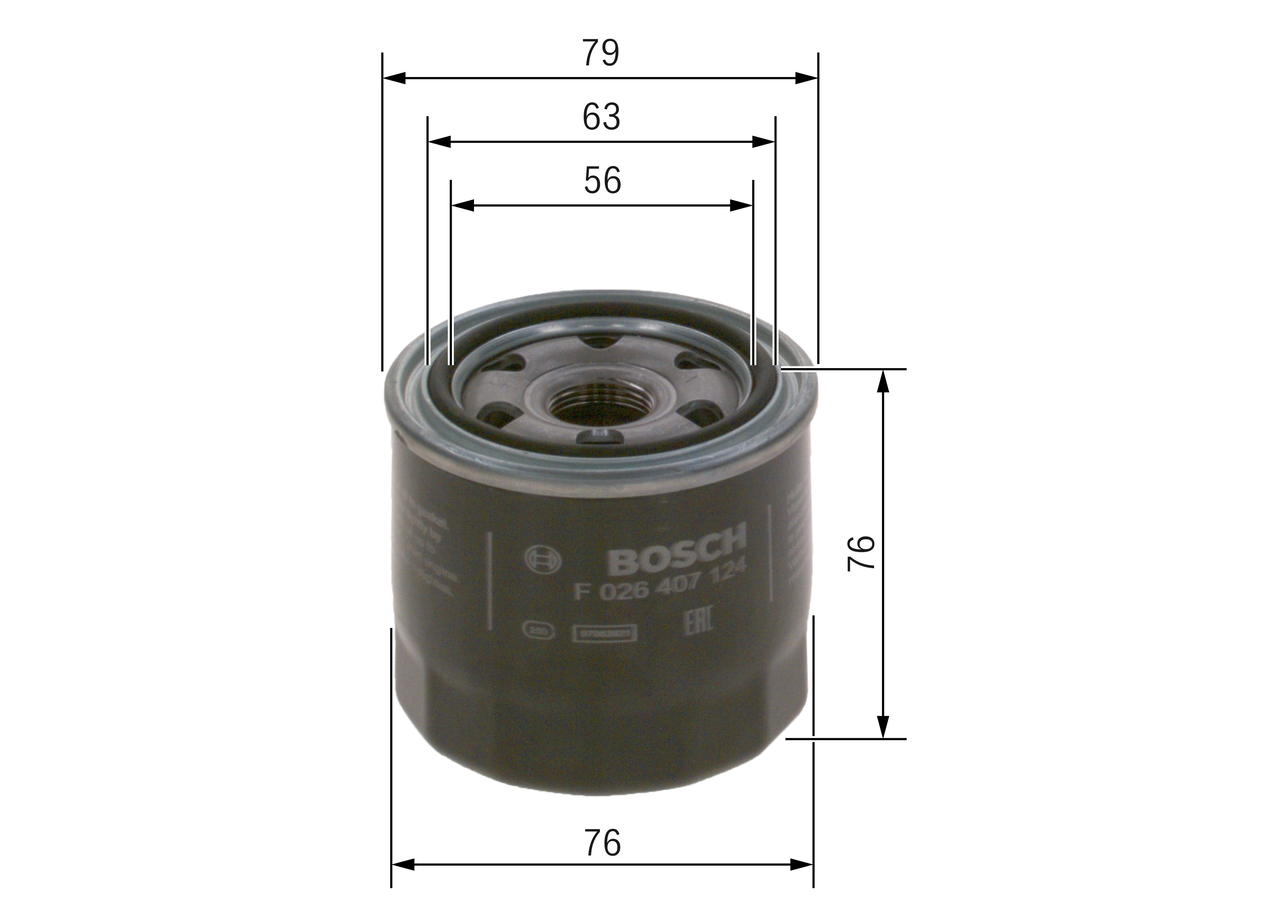 Масляный фильтр - F 026 407 124 BOSCH