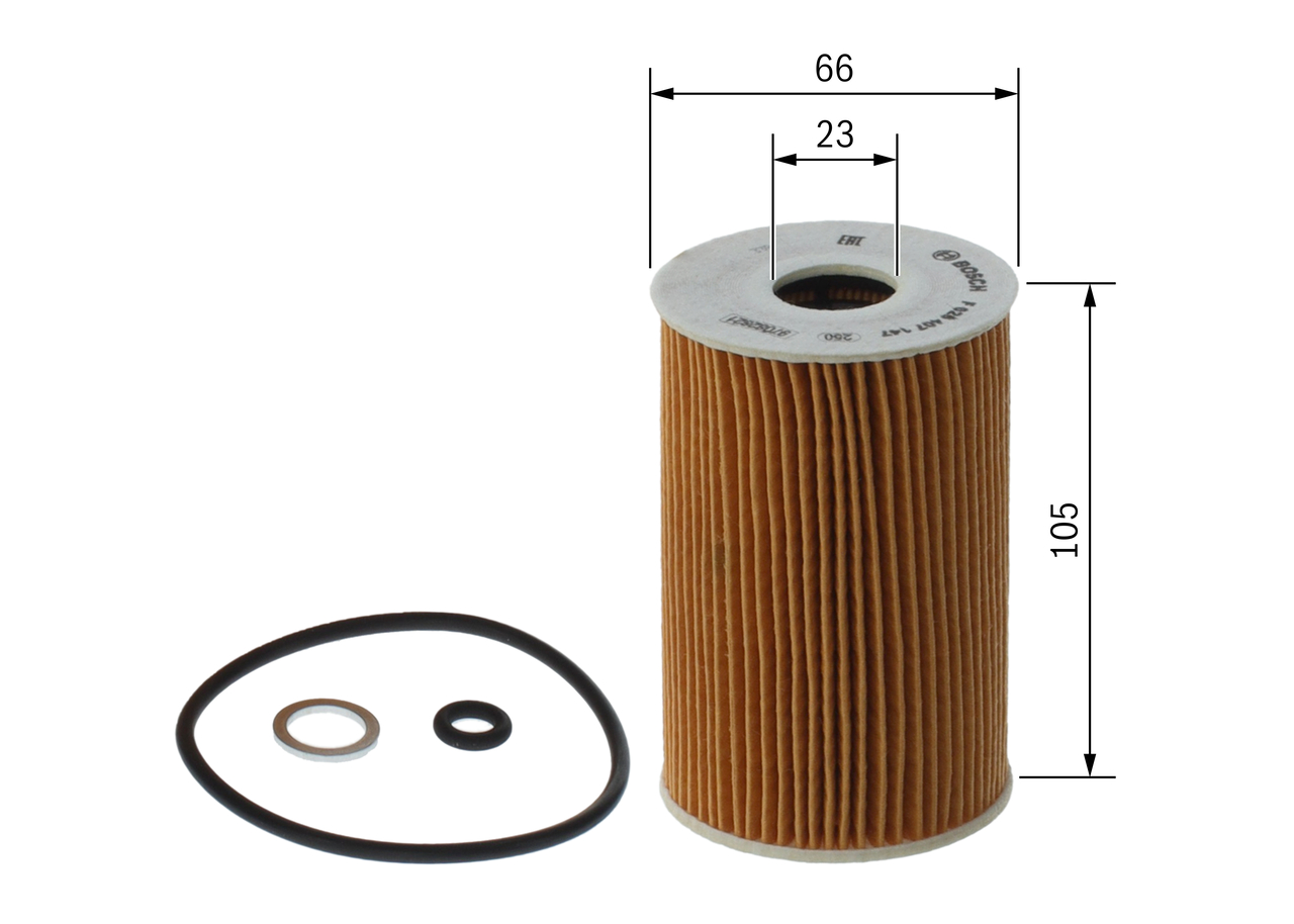Oil Filter - F 026 407 147 BOSCH