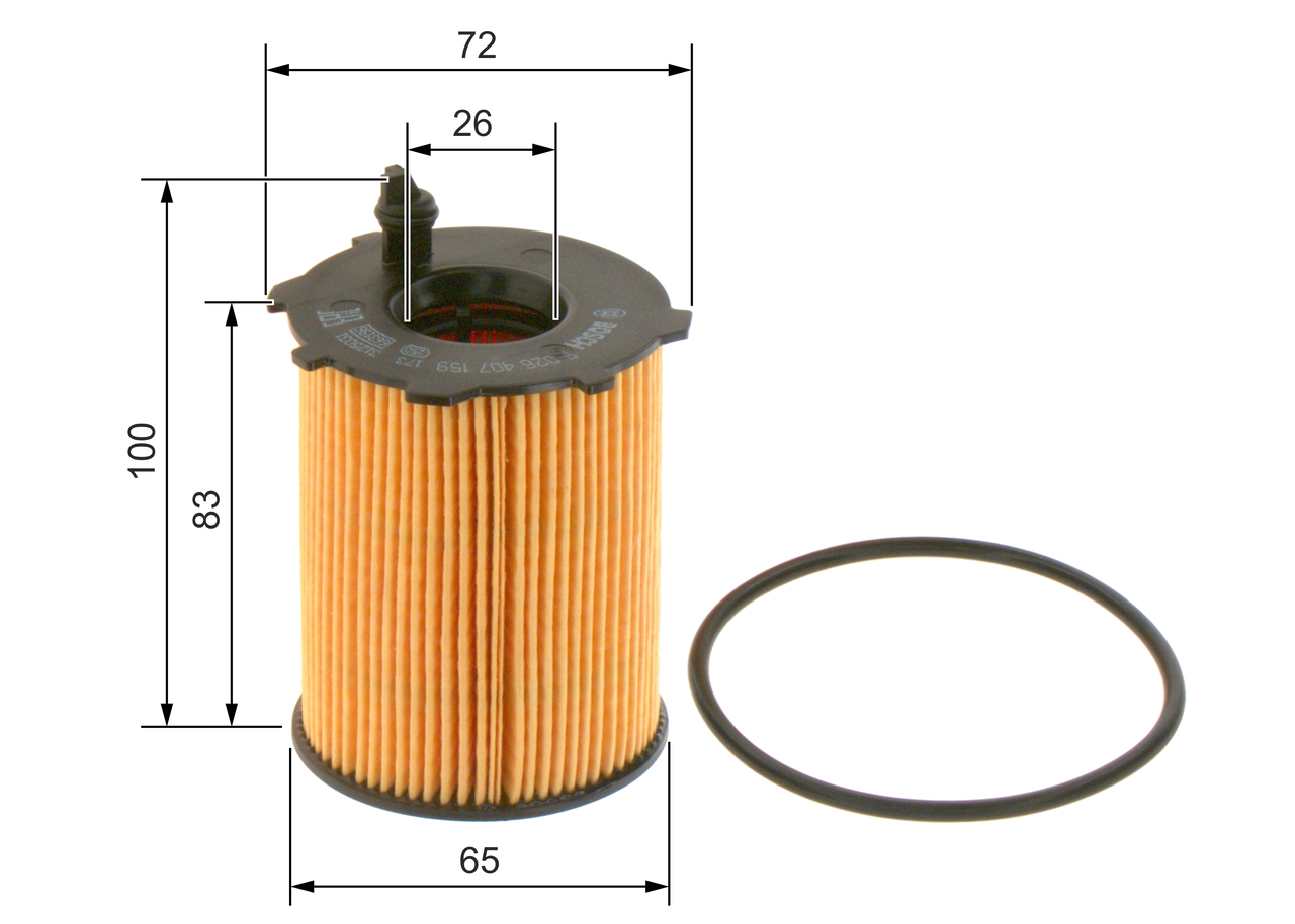 Масляный фильтр - F 026 407 159 BOSCH